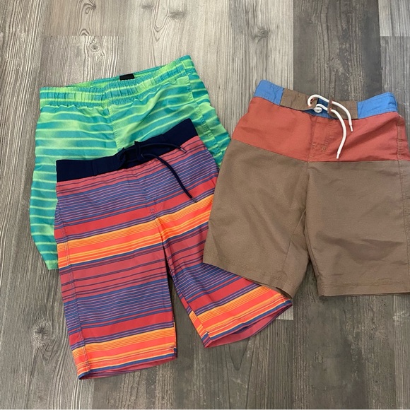 Nike Swim Boys Bundle Of Bathing Suits Swim Trunks 89 Years Old Poshmark